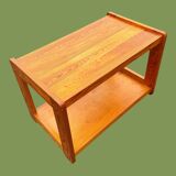 Table basse vintage à double plateau, vers 1970