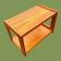 Vintage double top coffee table, circa 1970