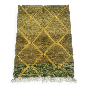 Petit tapis marocain vert