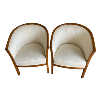 Set of 2 convertible armchairs