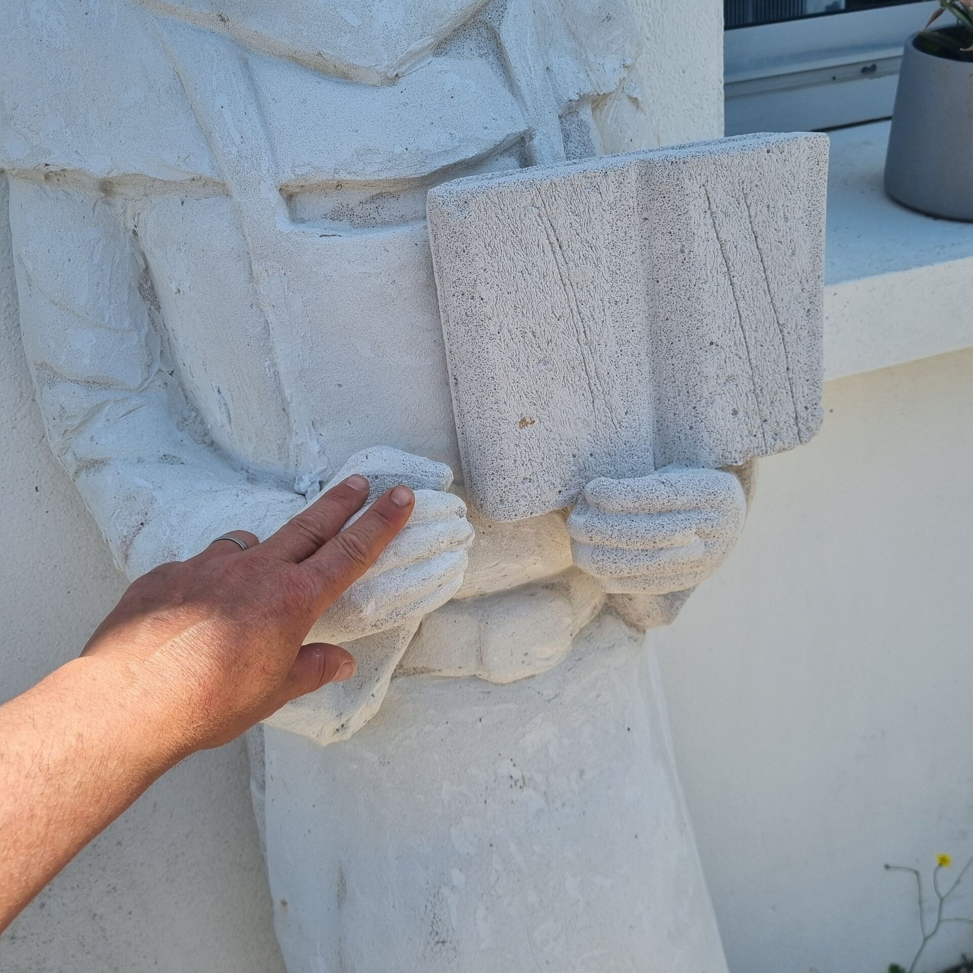 Religious statue 1.80 metres tall