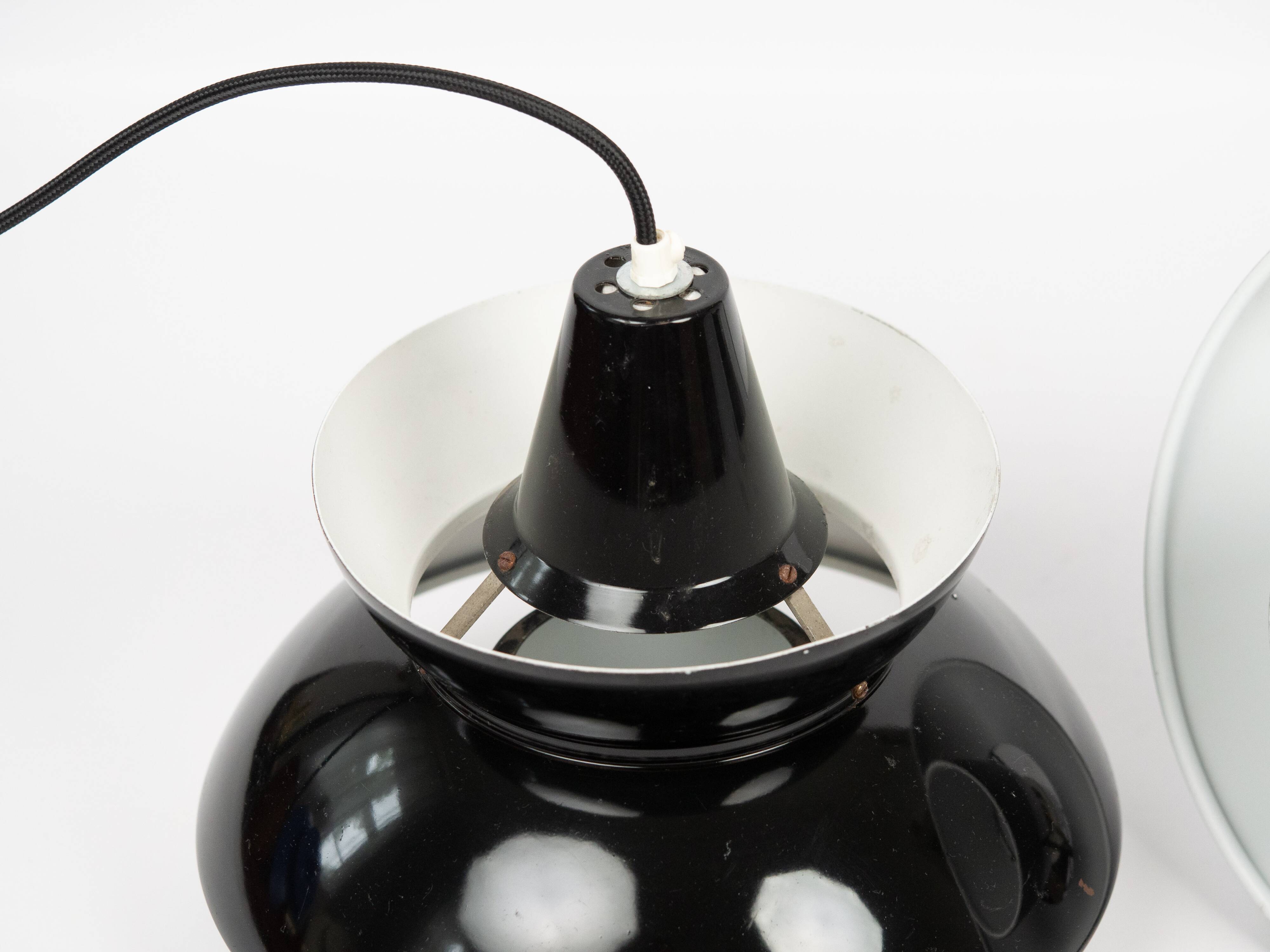 Pair of 2 Danish vintage Doo Wop lamps by Henning Klok, Louis Poulsen, 1950