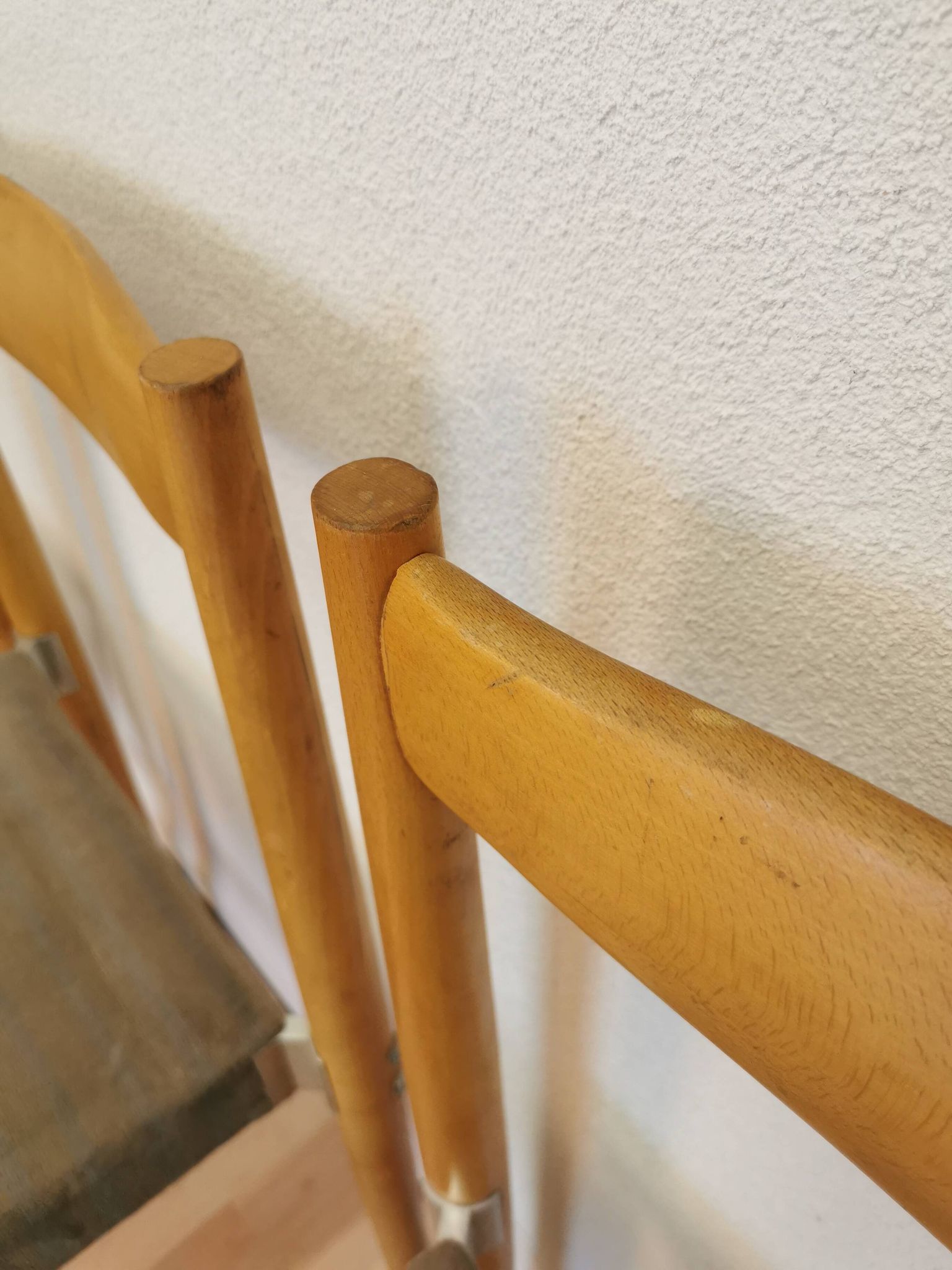 Vintage Miroslav Navratil Dining Chairs: 1970s Czechoslovakia, Gray Fabric