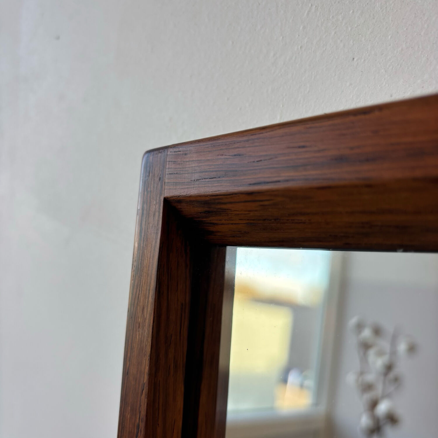 Miroir vintage Aksel Kjersgaard palissandre