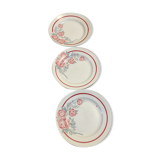 3 assiettes anciennes