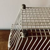 Old large metal basket/basket - laundry basket