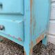 Blue bedside