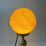 Old vintage brass table lamp
