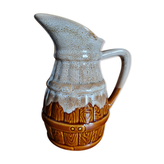 Pitcher vintage revol form barrel 1 l beige caramel
