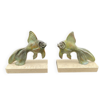 Pair of bookends Sail from China 1930