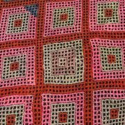 5x7 Pink & Blue Handmade Kilim Rug, 167x226Cm