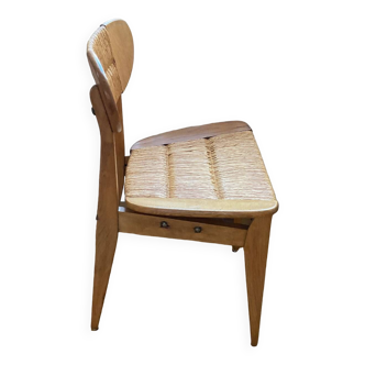 Vintage wooden chair 1958 “ellipse”