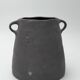 Black earth stoneware vase