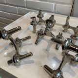 Lot de 5 bougeoirs modulables variante nagel bmf vintage 1970