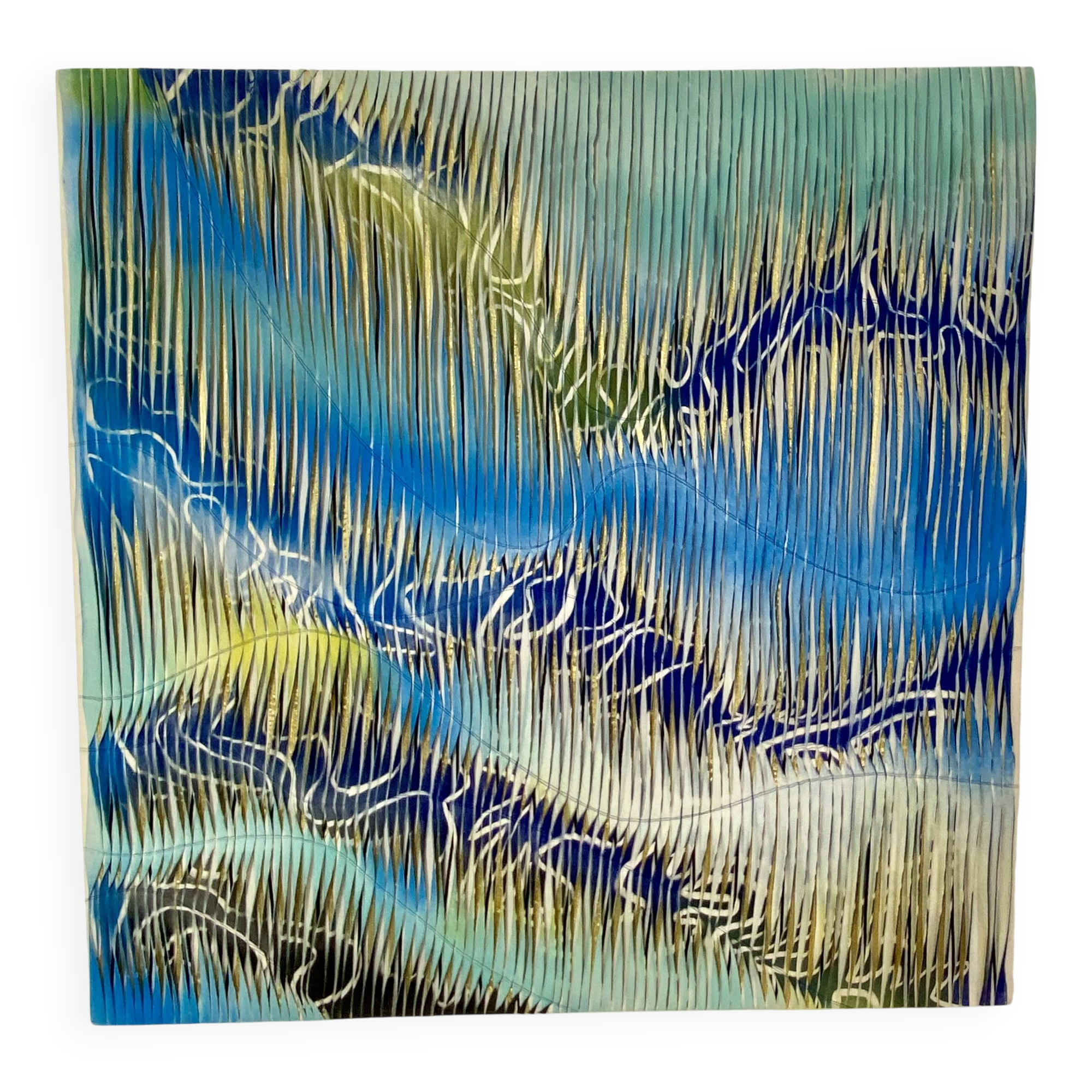 Nordic Shards Textile Sculpture Painting
