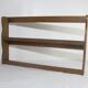 Vintage oak wall spice rack
