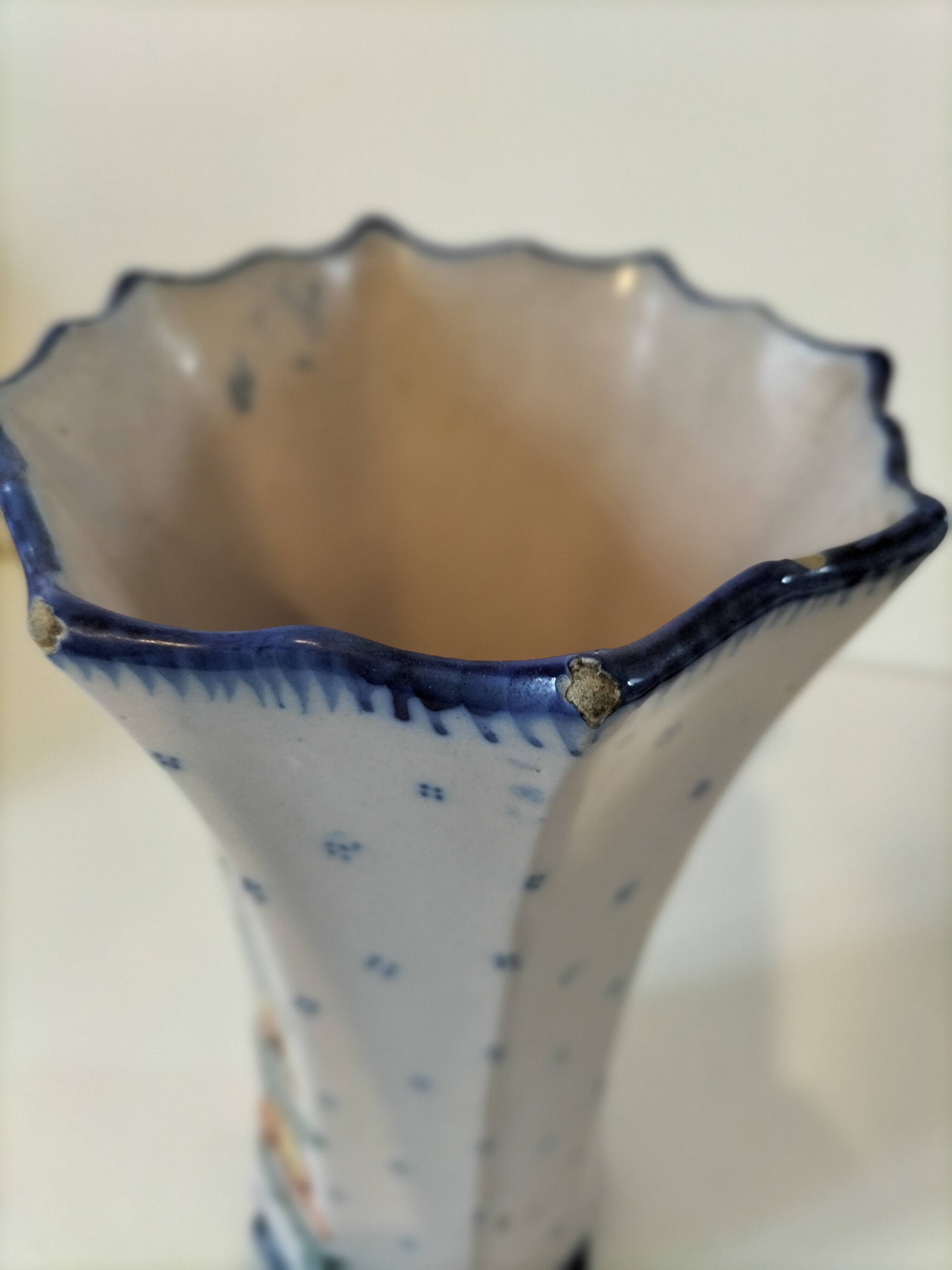 Vase Henriot Quimper ancien — début 20ème siècle
