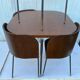 Fusion model table and 4 chairs set by Sandra Kragnert for Ikea Swedish 1970s