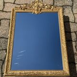 Old golden mirror