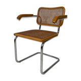 Chair model Cesca by Marcel Breuer with armrests B64