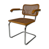Chaise modèle Cesca de Marcel Breuer avec accoudoirs B64