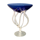 Murano, stretched glass standing cut. 1960