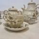Asian tea set, fine Japanese porcelain