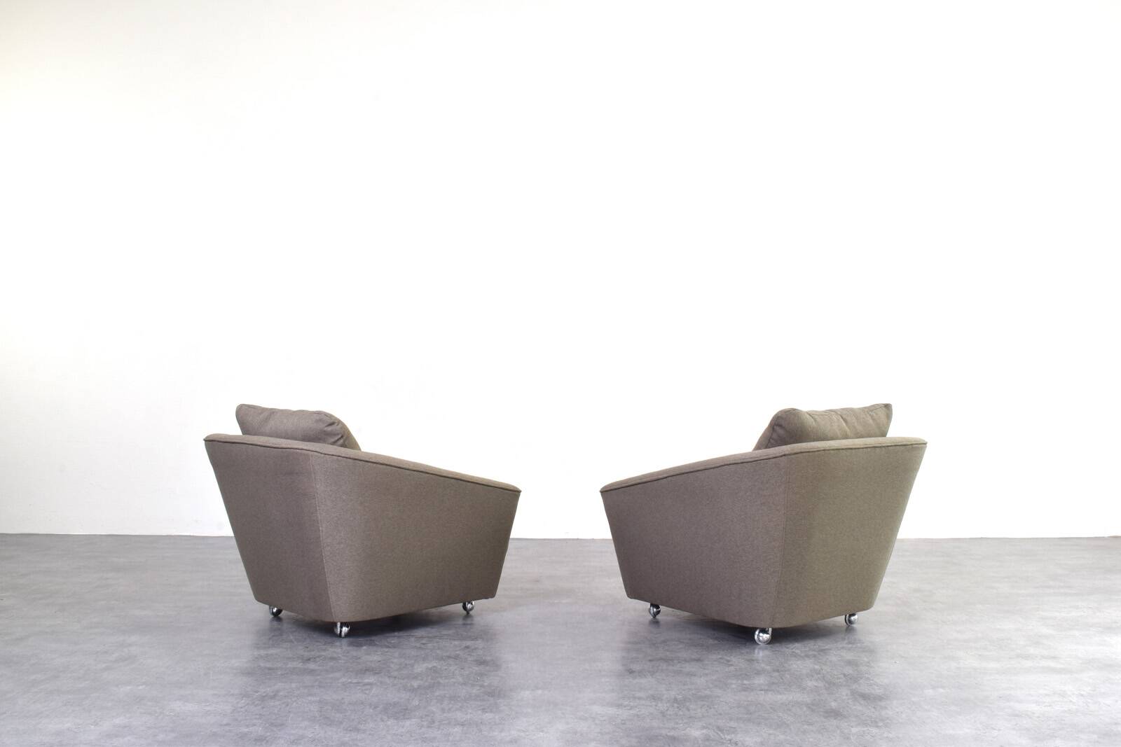 Space-Age German Lounge Chairs, 1960s, Set of 2