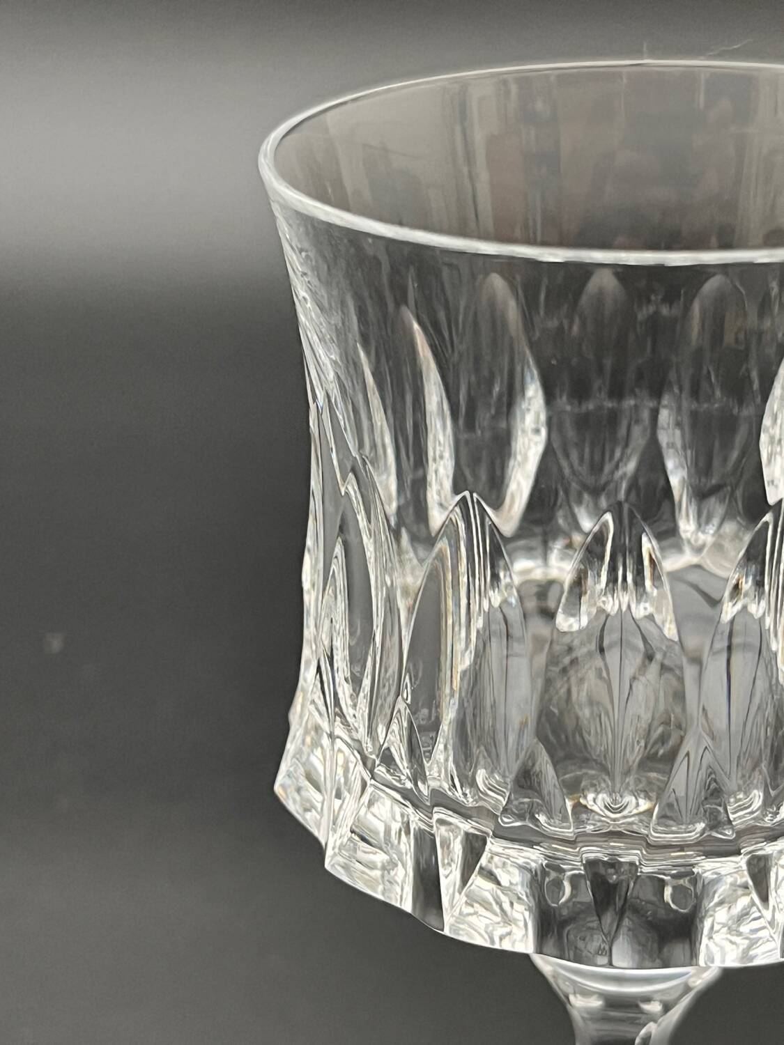 Set of 6 Spiegelau crystal glasses