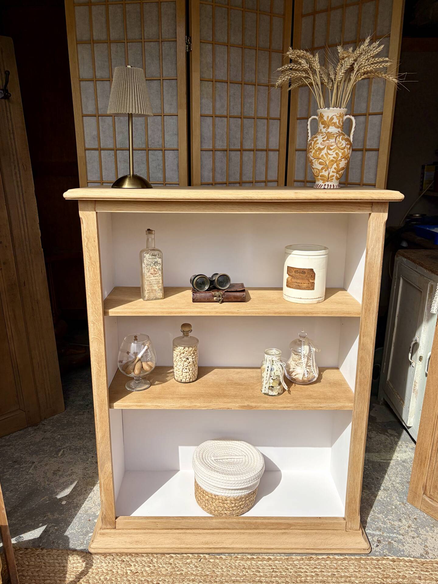 Bibus en bois et blanc
