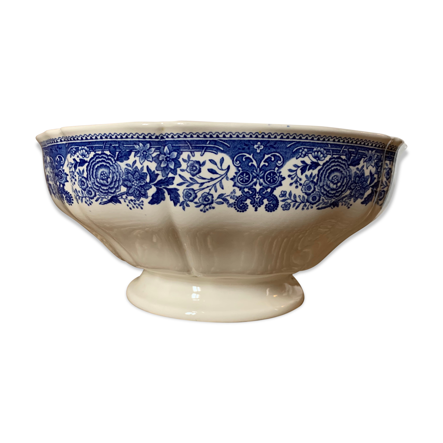 Saladier Villeroy & Boch model Burgenland blue & white