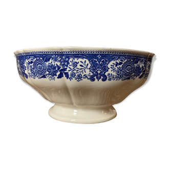 Saladier Villeroy & Boch modèle Burgenland bleu et blanc