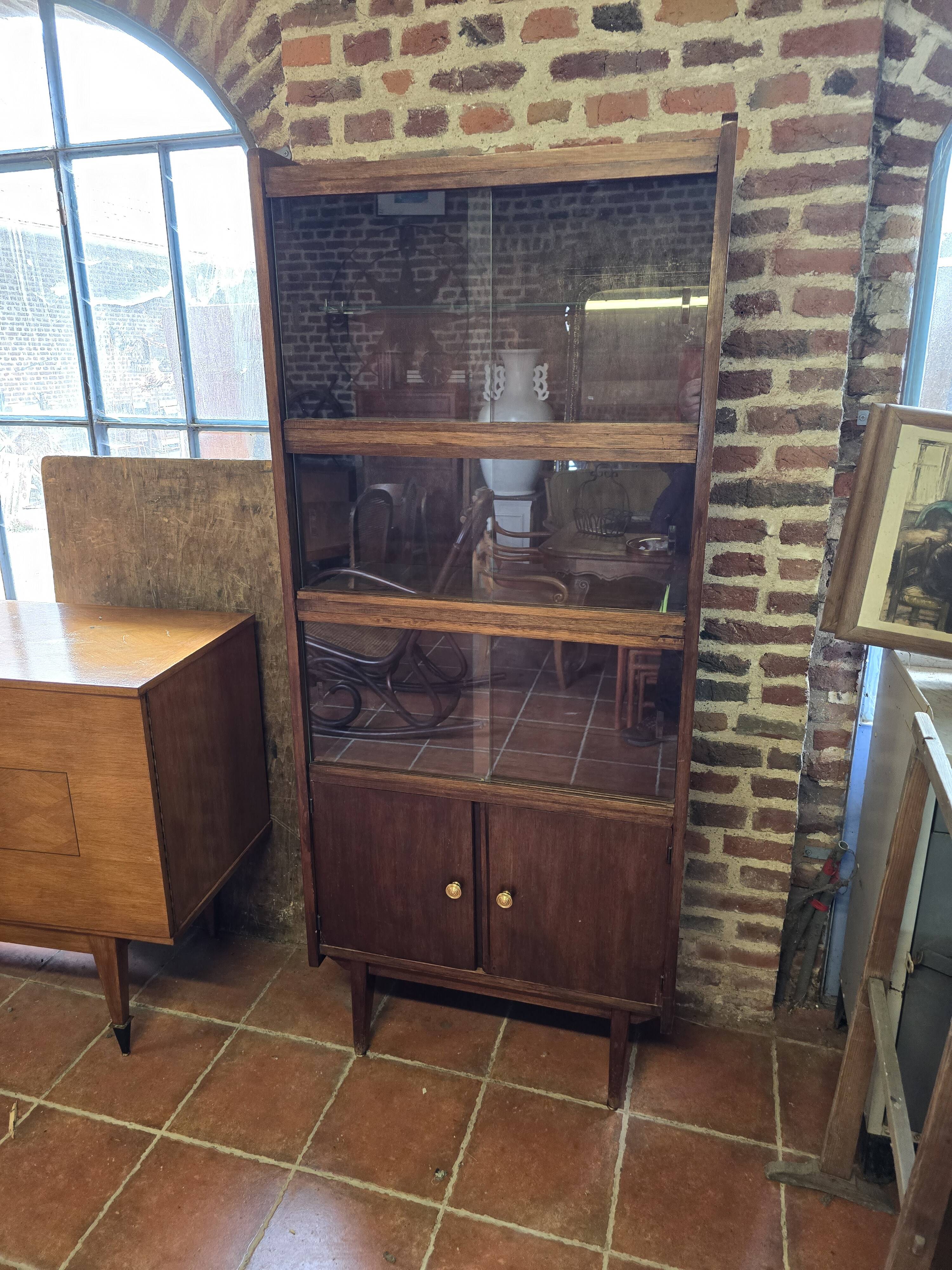 Vintage teak bookcase from the 60s