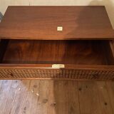 Commode en rotin