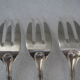Fish service and its 6 silver-plated metal cutlery in the crossed ribbons model.