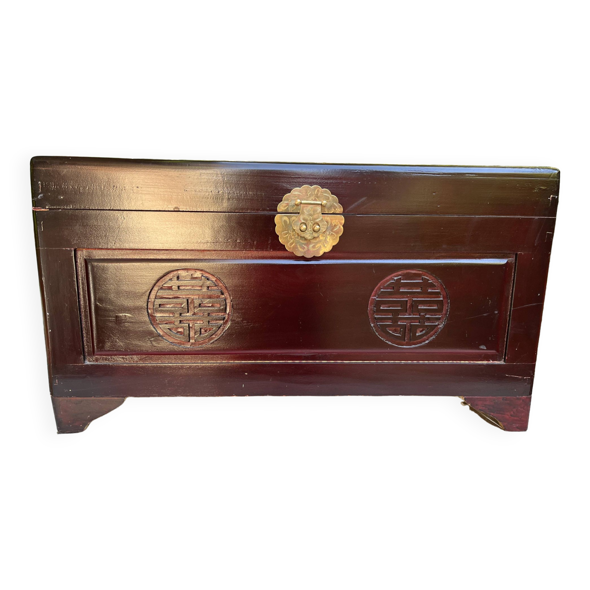 Exotic wooden chest - 20th century China