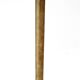 Vintage floor lamp in gold metal with yellow shade