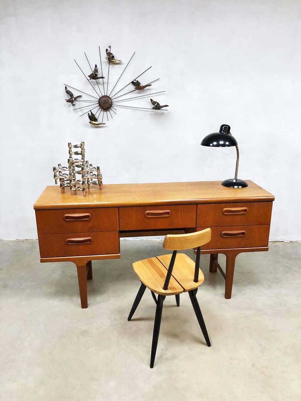 Vintage desk sideboard side table by Victor Wilkins for G-plan