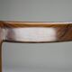 Mid-Century Palisander Dining Chair with Lether, 1950s, Set of 4