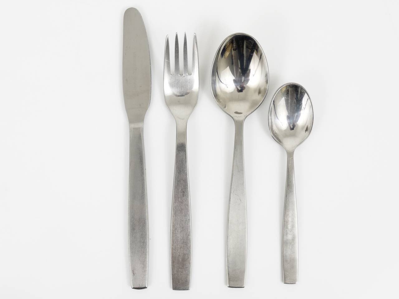 Amboss Austria 2050 Modernist Cutlery for Six by Helmut Alder, 1950s