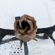Brutalist Antique Wrought Iron Chandelier Floral Naturalist Candle Holder