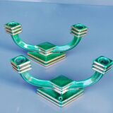 Pair of Art Deco candle holders 40s