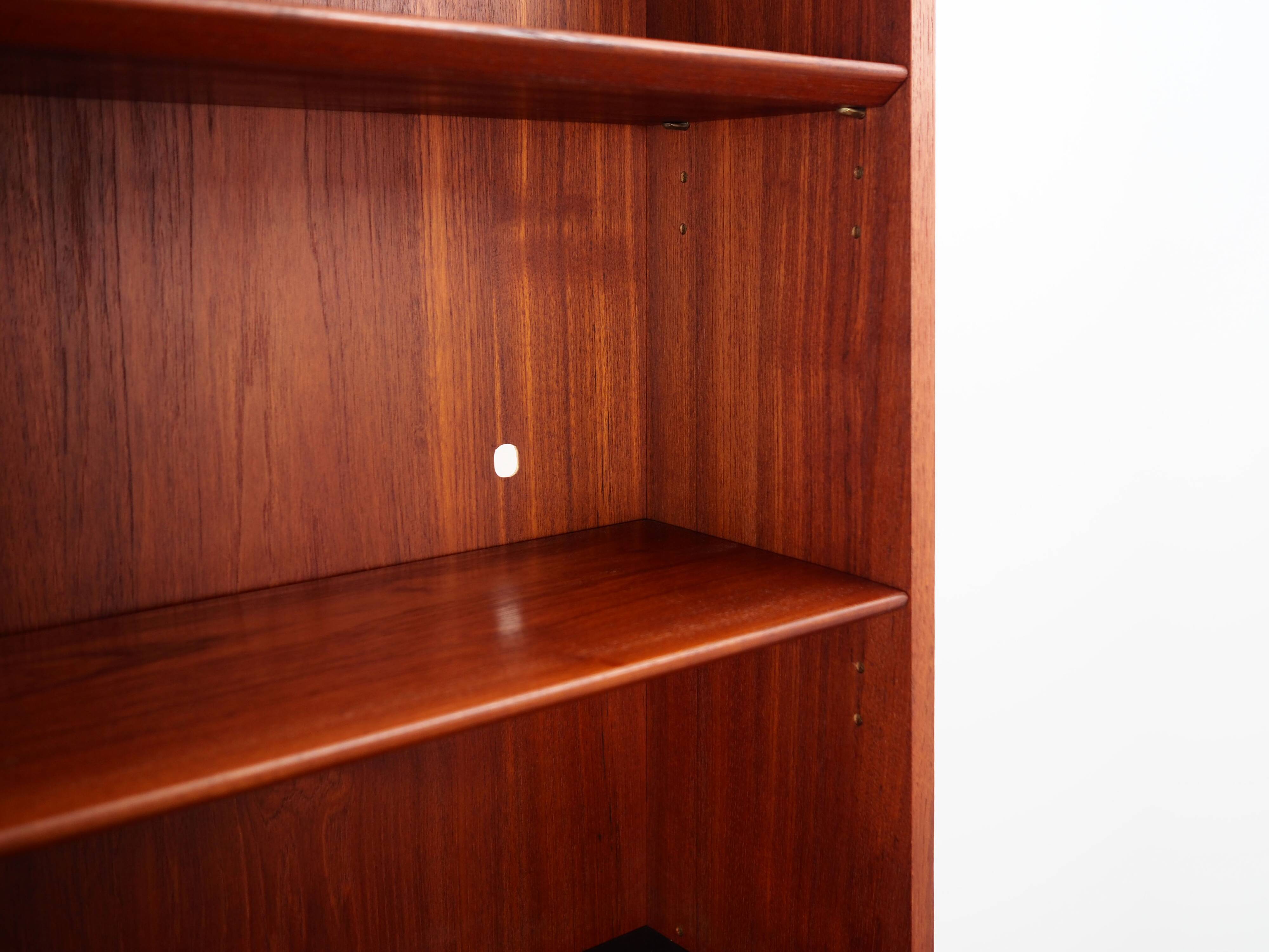 Teak bookcase, Danish design, 1960s, production: Denmark