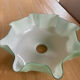 Abat-jour en opaline vert pastel