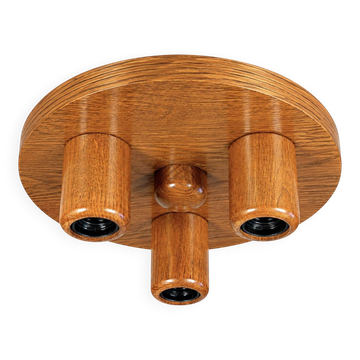 Lampe de plafond brutalisme style Japandi des années 1960-1970 fabriquée en Allemagne