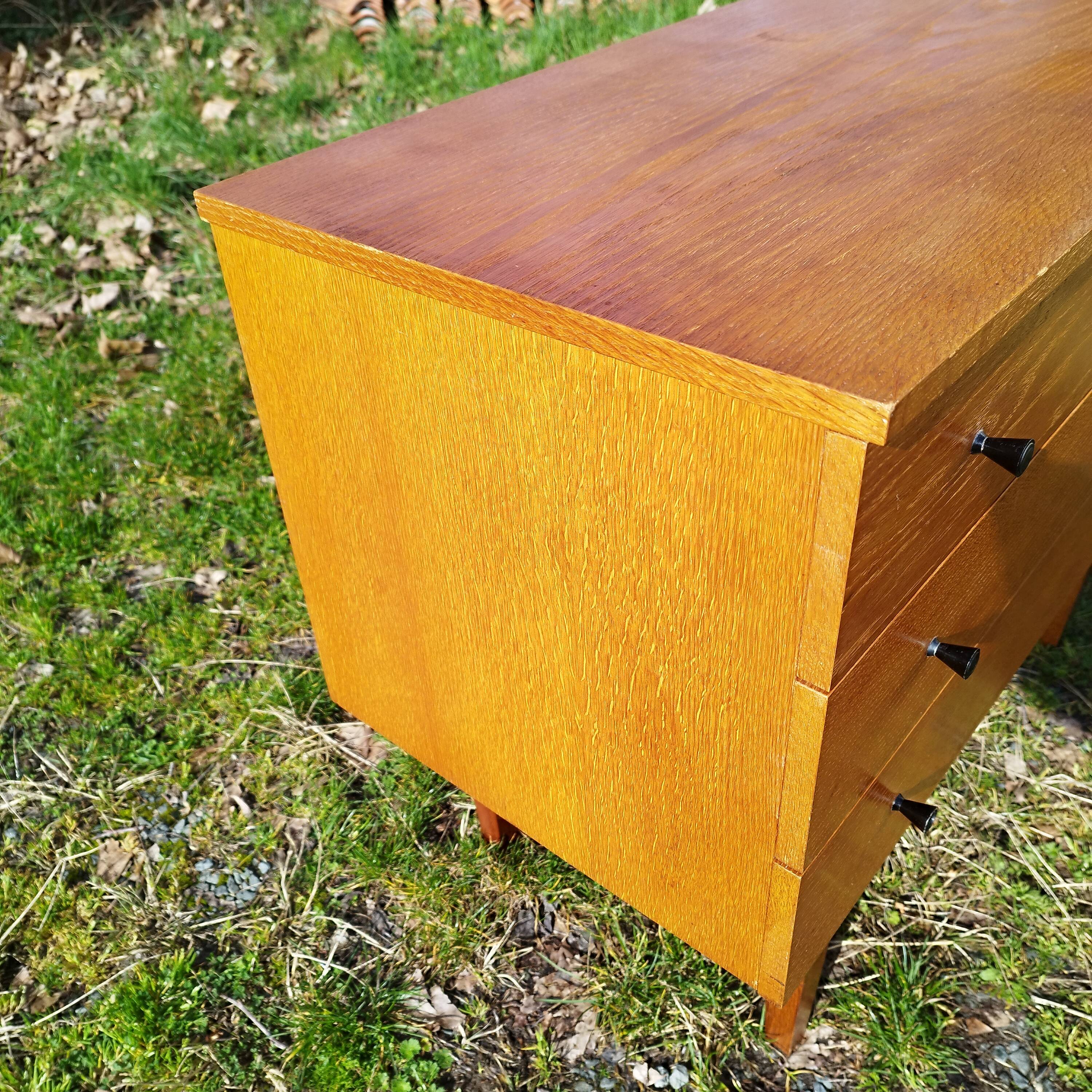 Vintage teak chest of drawers
