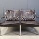 Leather sofa by Preben Fabricius and Jorgen Kastholm for Walter Knoll, 1960