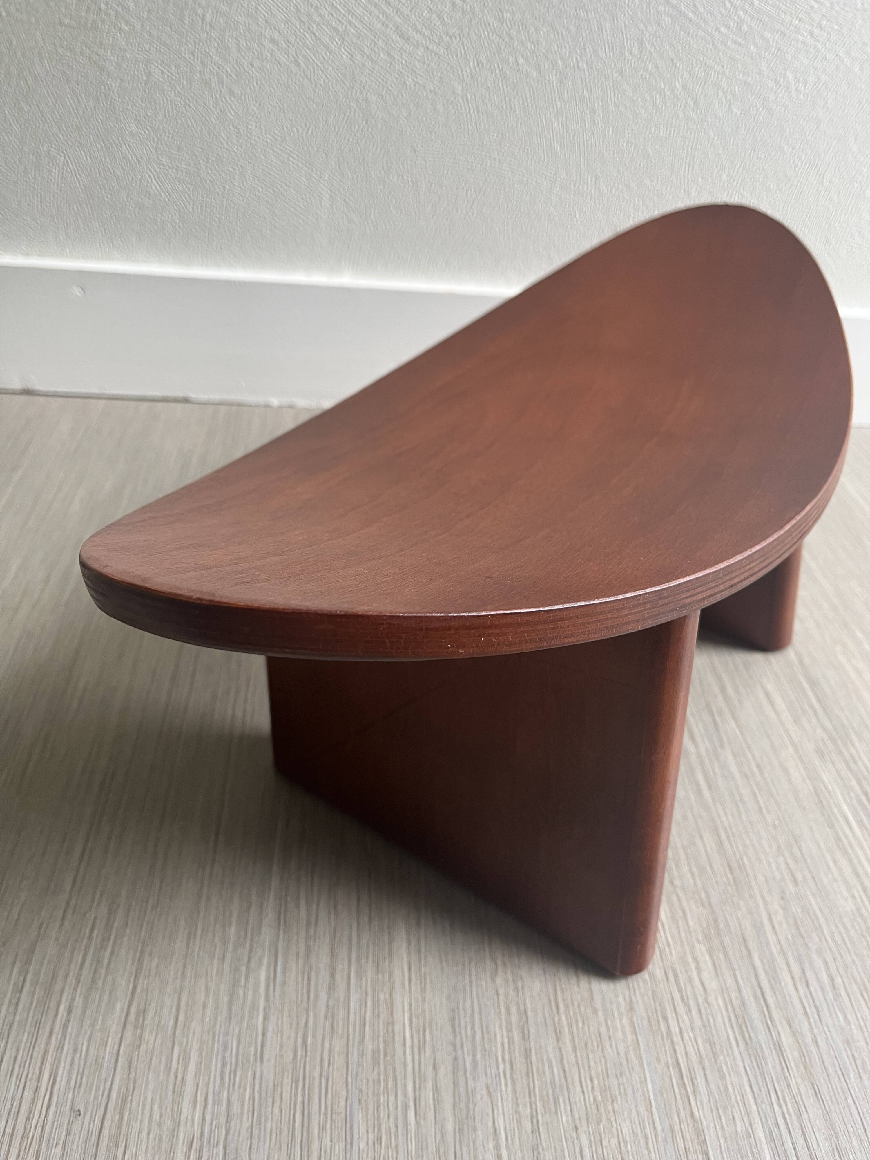 Wooden meditation stool / bench