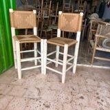 2 handmade craft stools 100cmx30cmx30cm