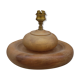 Pied de lampe en bois tourné